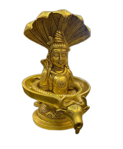 Shivling Statue Brass