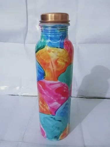 Printed Copper Water Bottle