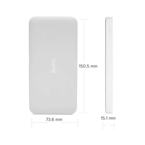 Redmi 10000mAh Lithium Polymer Power Bank with 10 Watt Fast Charging