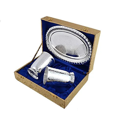 Silver Plated Water Glass Set