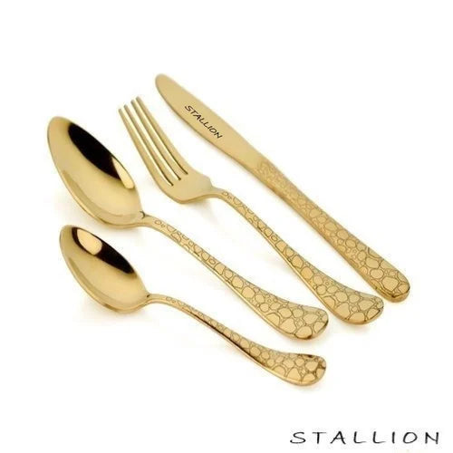Stainless Steel Gold Plated Cutlery