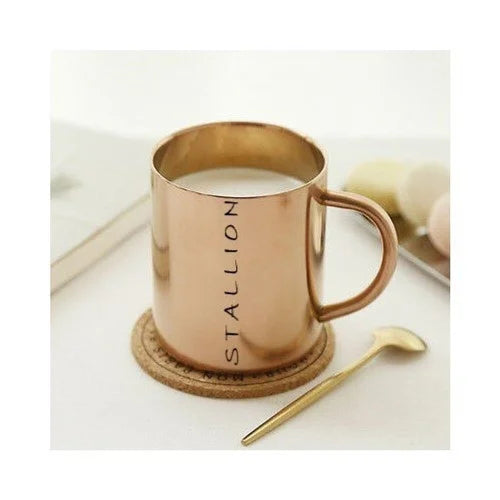 Stainless Steel mug With Copper Finish