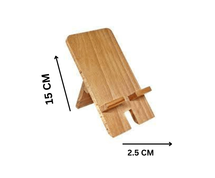 Wooden mobile stand