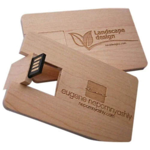 Wooden Card Pen Drive