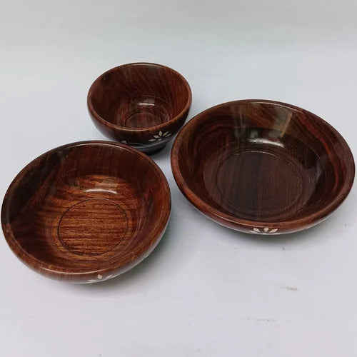 Wooden Serving Bowl Set