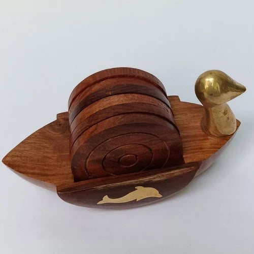 Wooden Tea Coaster