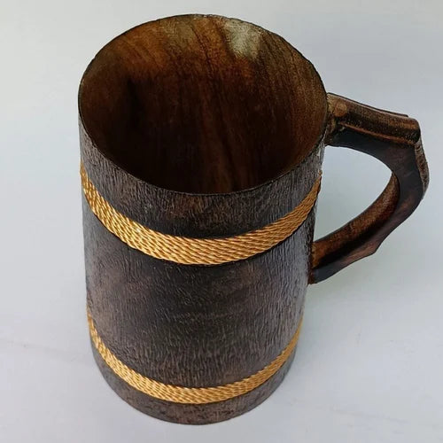 Wooden Tea Coffee Mug
