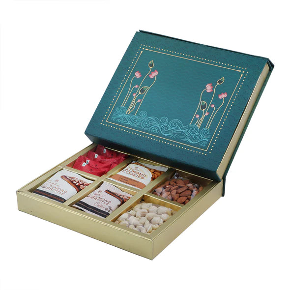 Box with Dry Fruits & Choco Nut Delicacies