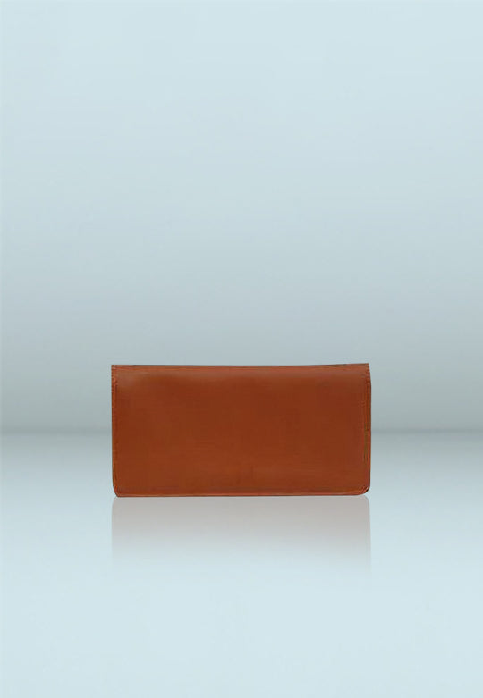 Leather Cheque Book Pouch