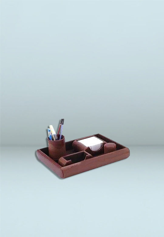 Slipbox, pen stand, visiting card holder, paper weight box