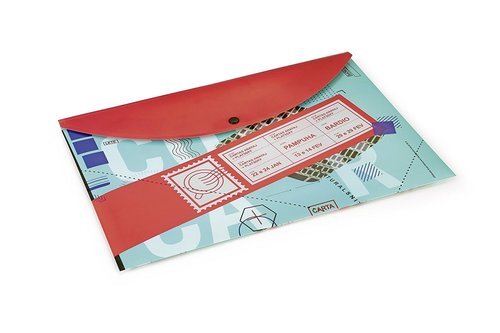 Offset Ticket Patterns Clear Bags