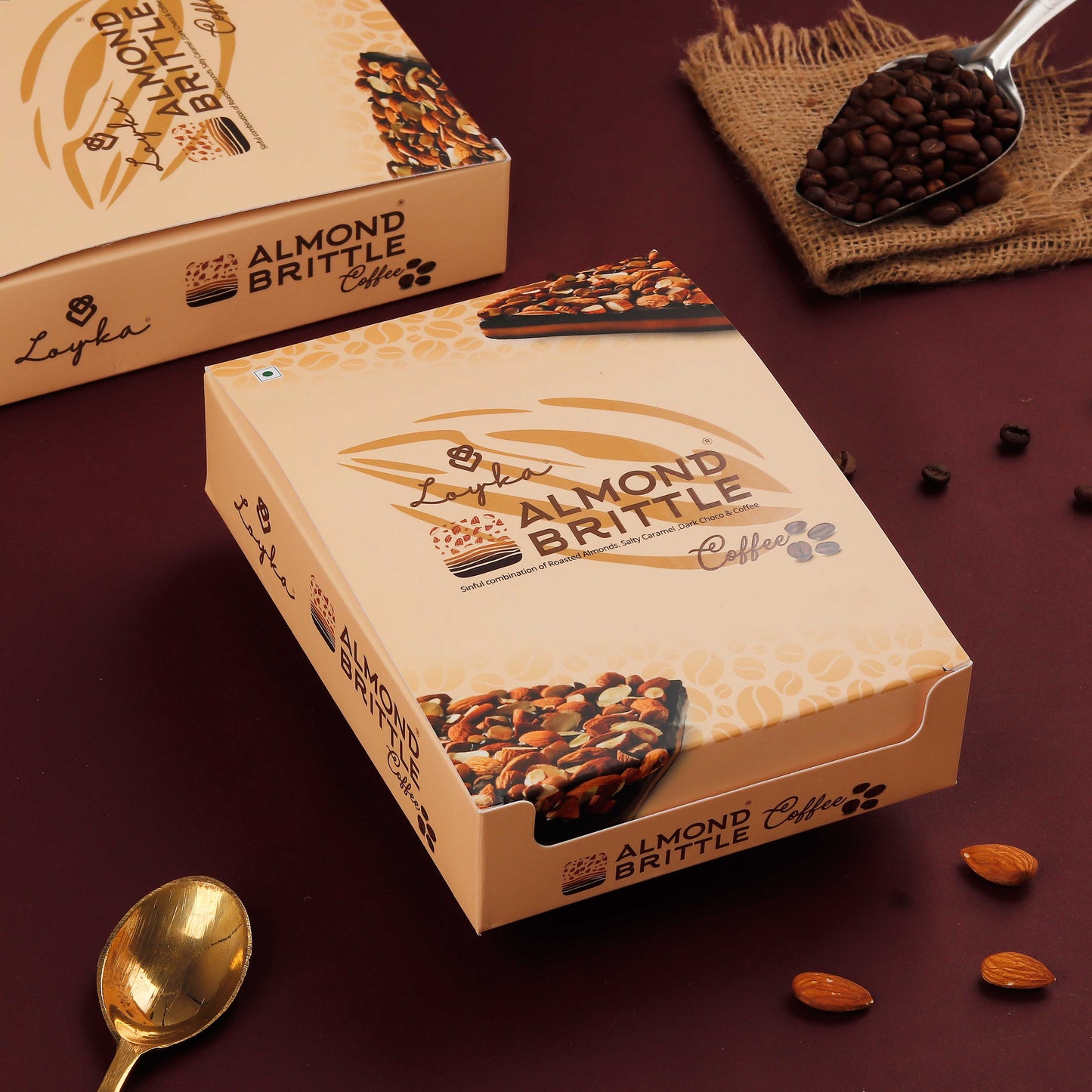 Loyka 12 piece Almond Brittle Coffee Box