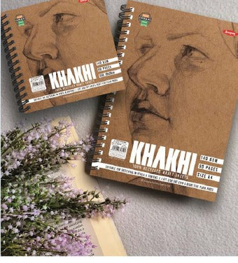 KHAKHI WIRE-O BOOK