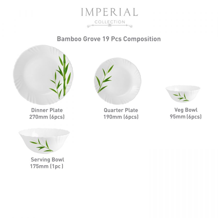 Bamboo Grove Imperial Series Dinner Set