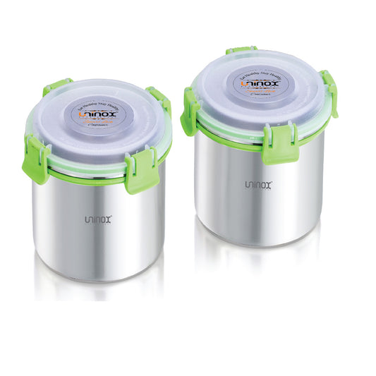 Smart Lock Canister with Lock N Lock System Set of 2