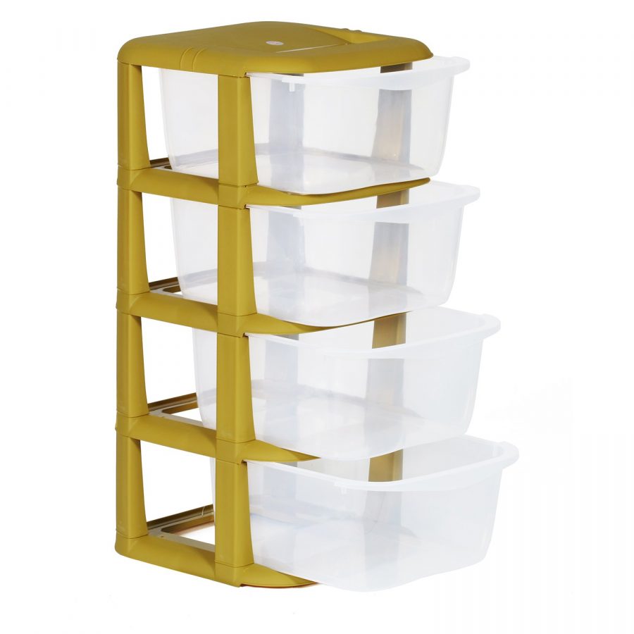 Cuboid Storage Unit, 3/4 Drawers