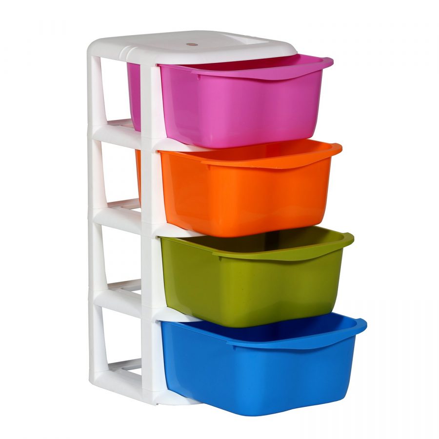 Cuboid Storage Unit, 3/4 Drawers