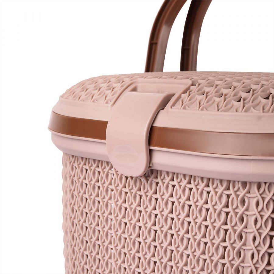 Knit Style Shopping Basket