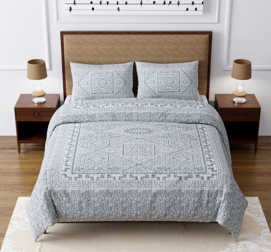 Rajasthani Jaipuri Sanganeri Print Double Bedsheet