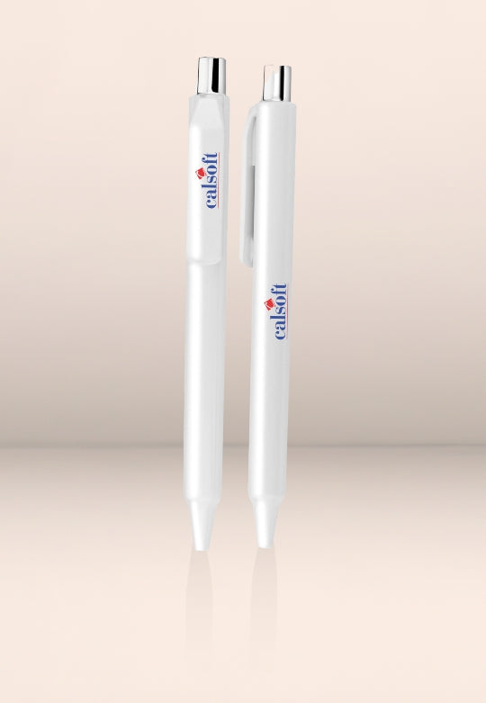 Plastic Ball Pen (white)