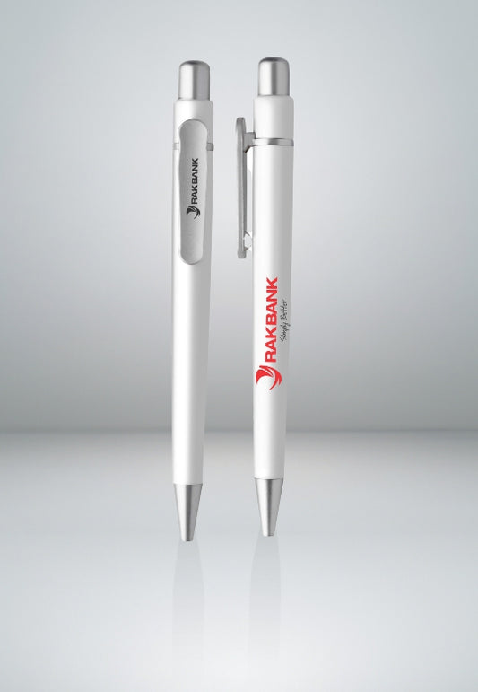 Plastic Ball Pen (white)