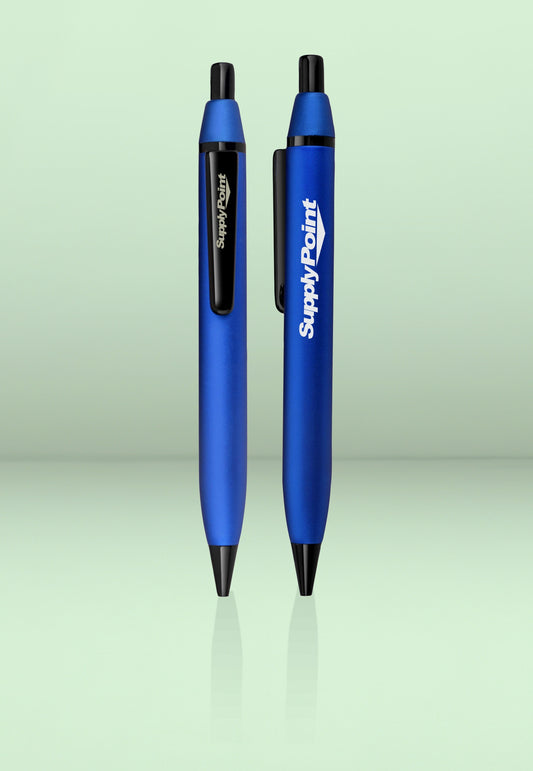 Metal Pen Laser Engraving On Body (Blue)