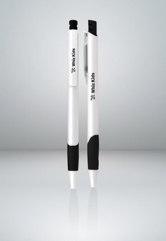 Plastic Ball Pen (white & Black)