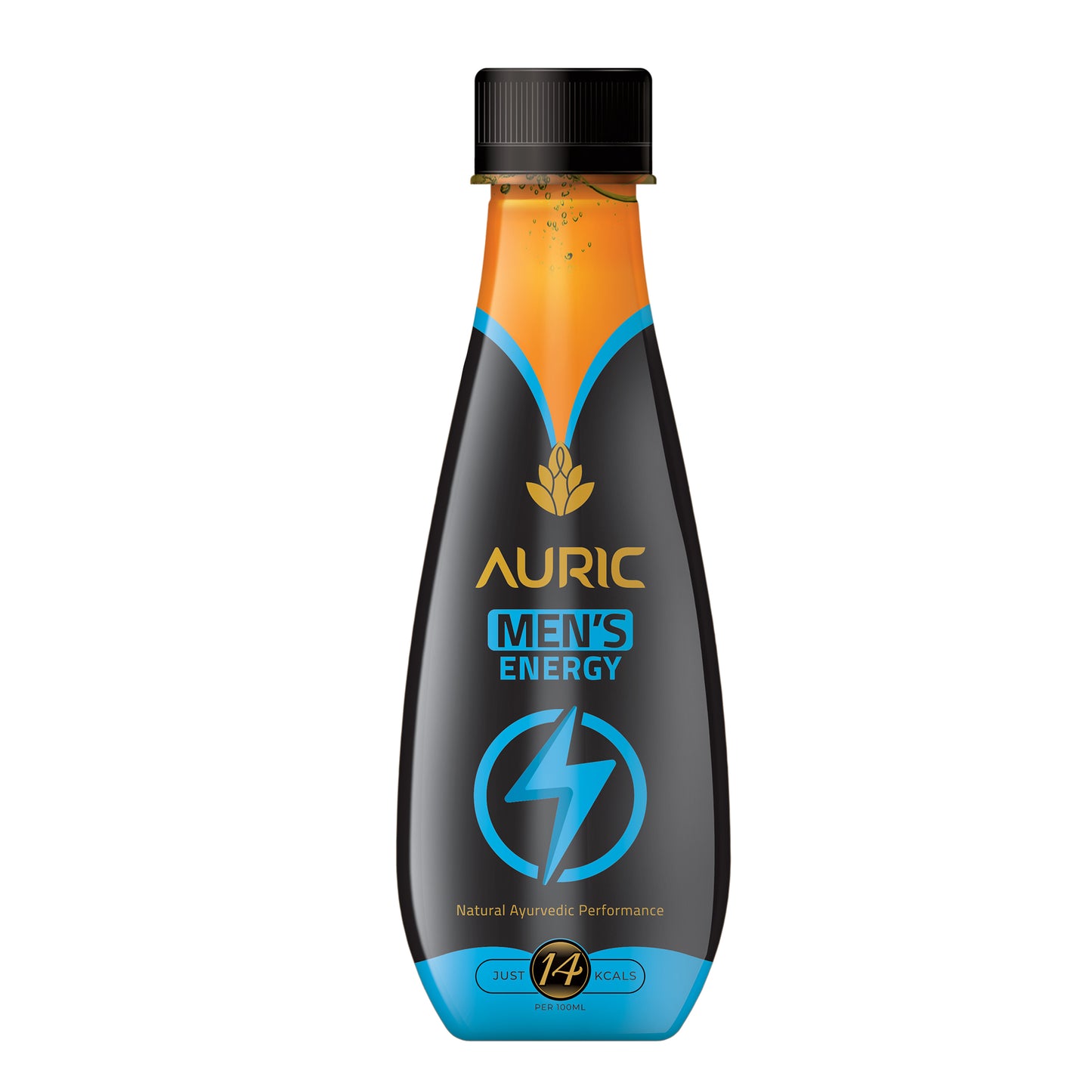 Auric Men's Energy Drink in Coconut Water for Stamina Pack of 24 Bottles
