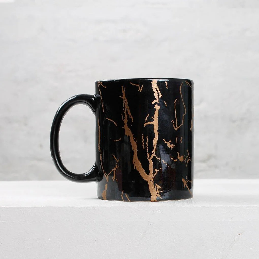 Black Copper Pipe Coffee Mug