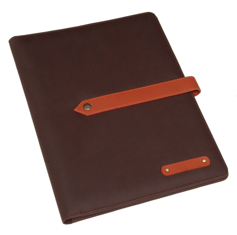 LEATHERETTE CONFERRENCE FOLDER WITH BOX