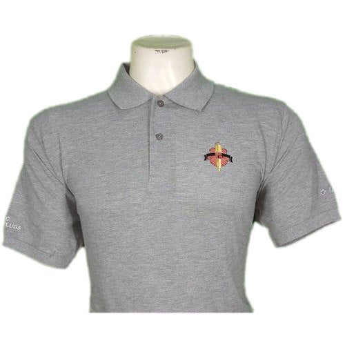 Mens Corporate Grey Plain Polo T-Shirt