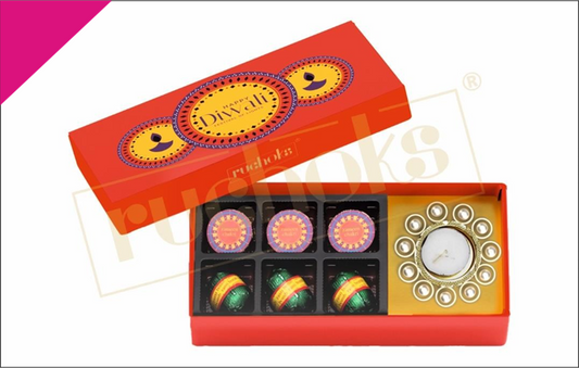 Premium Diwali Cracker box + 1 Candle