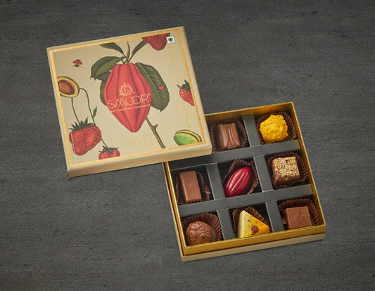 Luxury Couverture Chocolates (Box of 9)