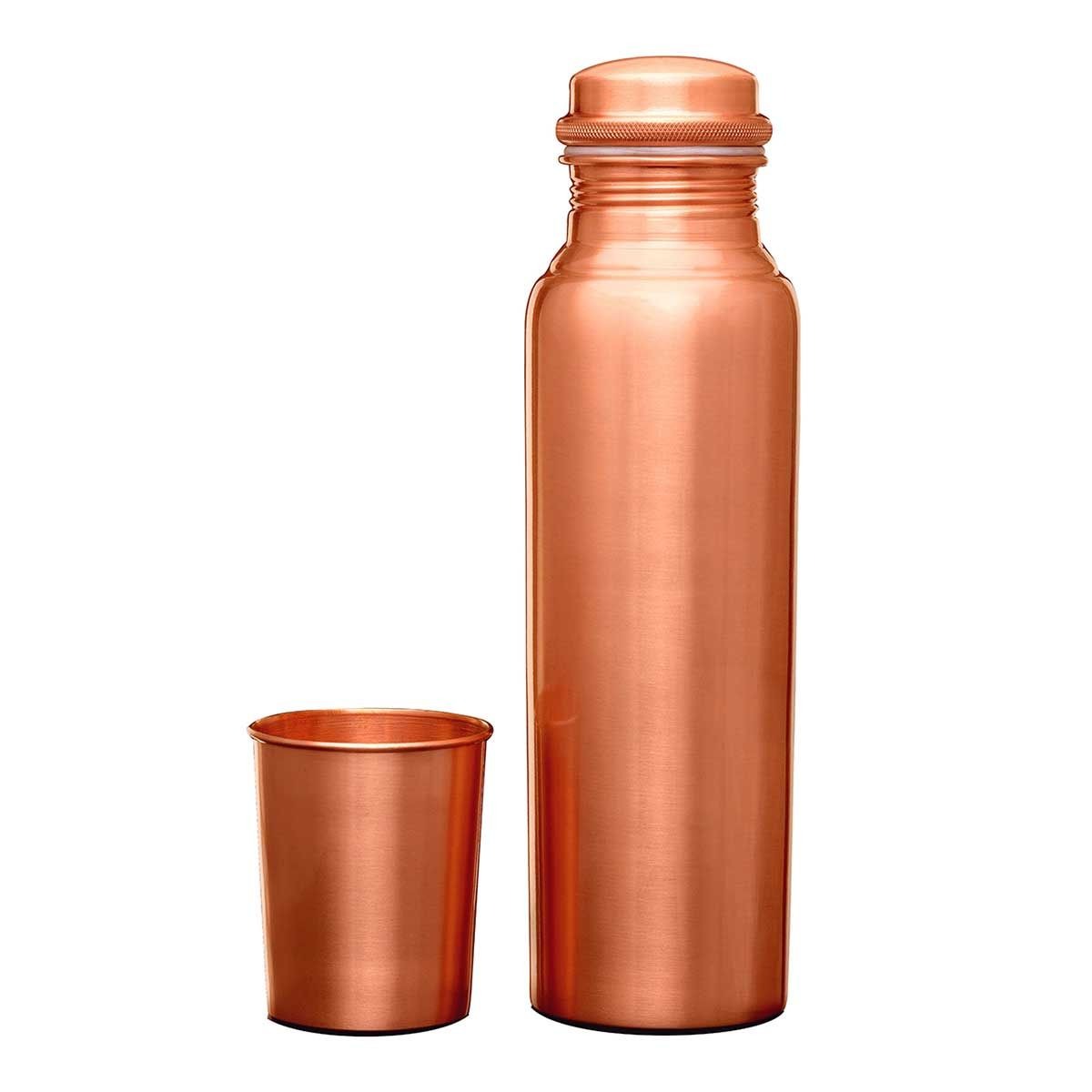 Copper Bottle With Glass