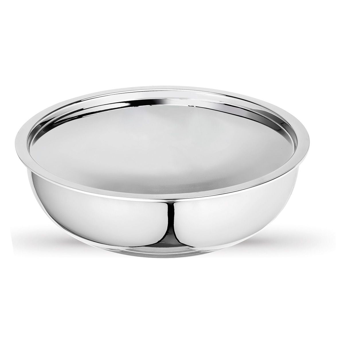 Artista Triply Stainless Steel Shallow Tasla With Lid| Silver